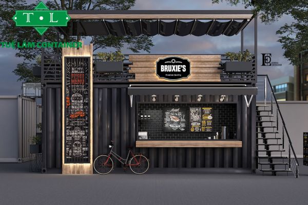 Mẫu nhà container cafe mới nhất 2024